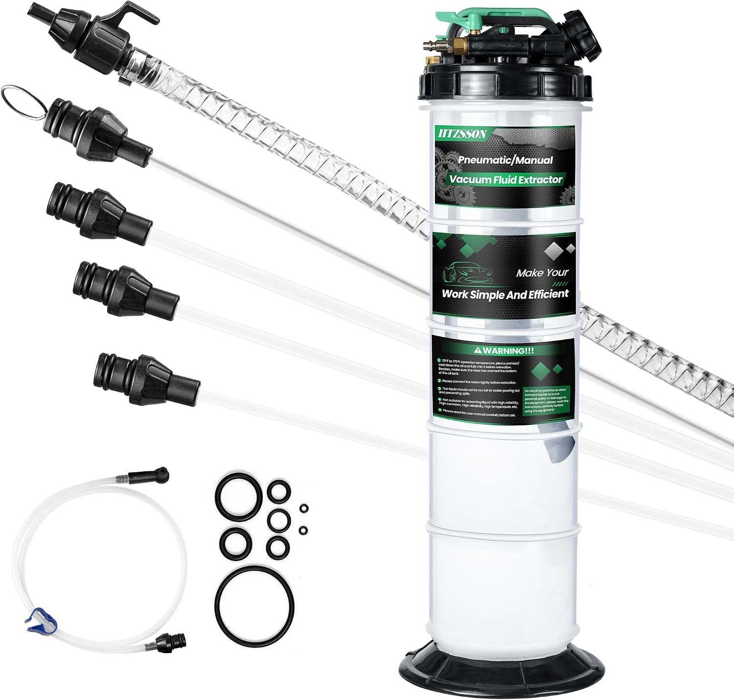 Brake Fluid - ปั๊มดูดน้ำมัน 9.5 ลิตร/2.5 แกลลอน แบบลม/แบบมือ ปั๊มเปลี่ยนถ่ายน้ำมันพร้อมท่อ