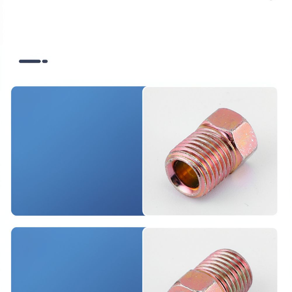 Brake Fluid - ข้อต่อสายไฮดรอลิกเกรดอุตสาหกรรม สำหรับท่อเบรก ใช้ในงานซ่อมรถยนต์ ชุดบำรุงรักษาของเหลวสำหรับท่อแข็ง