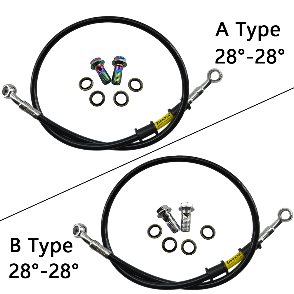 28 ° -28 °   สายเบรคไฮดรอลิกมอ - Brake Line Motorcycle บทวิจารณ์และราคา