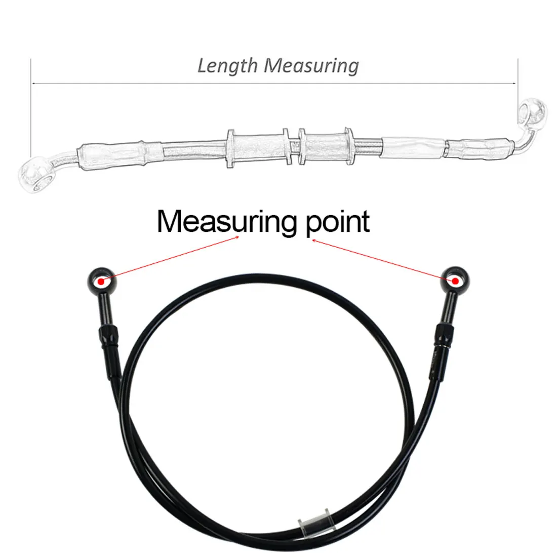 AN3 Braided เบรคท่อรถจักรยานยน - Brake Line Motorcycle บทวิจารณ์และราคา